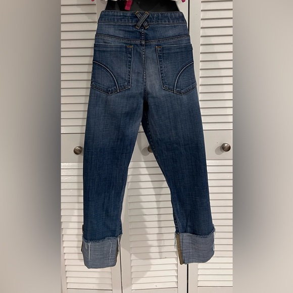 Joes Jeans straight cuffed cropped capri jeans in Candice wash size 30 - Picture 3 of 8